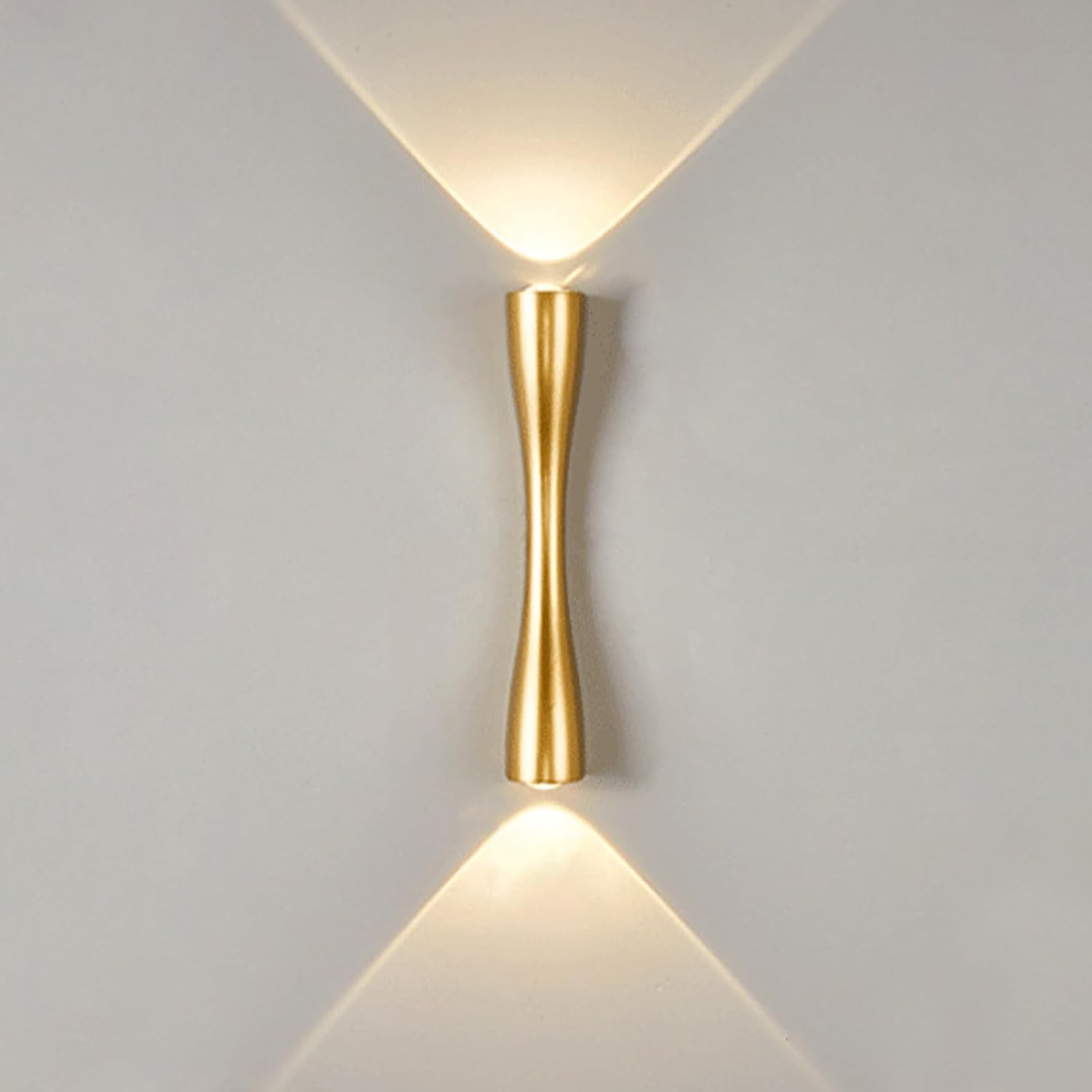 Applique Murale Exterieur Murale En Or Appliques Intérieures Modernes Lampe Murale Led Luminaires Muraux Pour Salle De Séjour,(24cm,lumière Chaude)