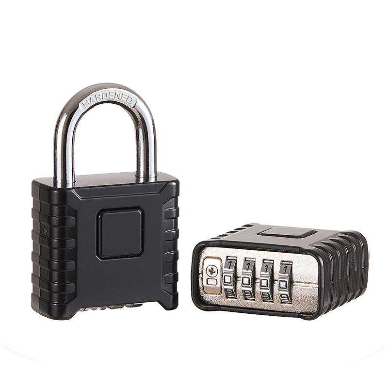 Cadenas À Combinaison Robuste Pour Extérieur, Grand Cadenas À 4 Chiffres De 52 Mm Avec Anse De 8 Mm D'Épaisseur, Résistant Aux Intempéries Pour Portail, Abri De Jardin, Garage, Cour Arrière, Casier À