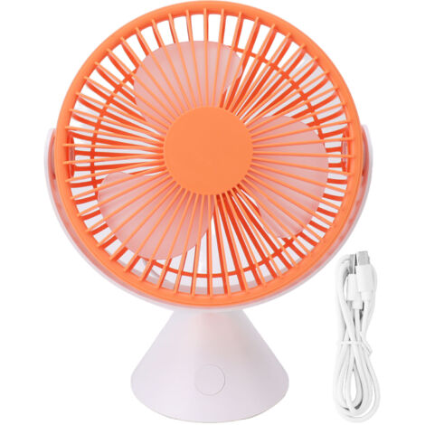 Speed Desktop Table Top Fan Hanging Stand Dual Use Usb 360° Rotation Camping Tent Ceiling Fan 1500mah Orange