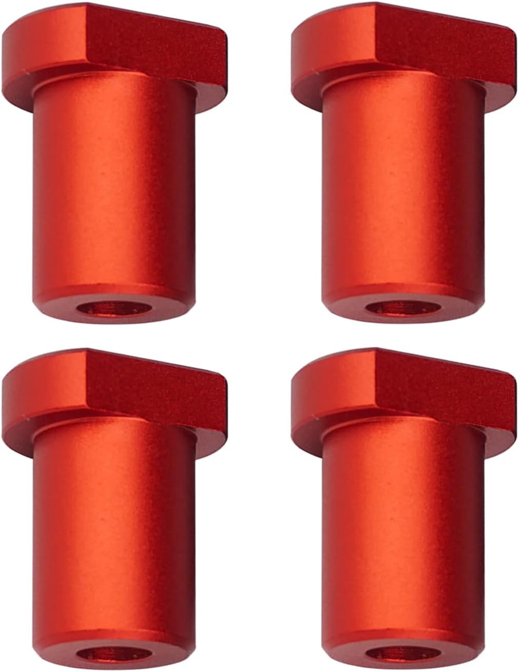 Ensemble De 4 Serre-joints D'Établi En Alliage D'Aluminium Pour Le Travail Du Bois - Bouchon De Positionnement Pour Trou De Chien De 20 Mm (rouge)