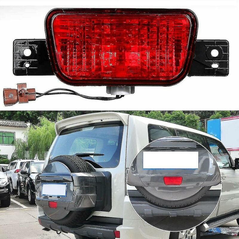 Choyclit Nebelschlussleuchte, Kompatibel Mit Mitsubishi Pajero Montero (2007–2015), Teilenummer 8337a068, Rote Led-beleuchtung