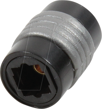 LOGILINK CA1018 - Toslink Adapter, Toslink-Kupplung zu Toslink-Kupplung