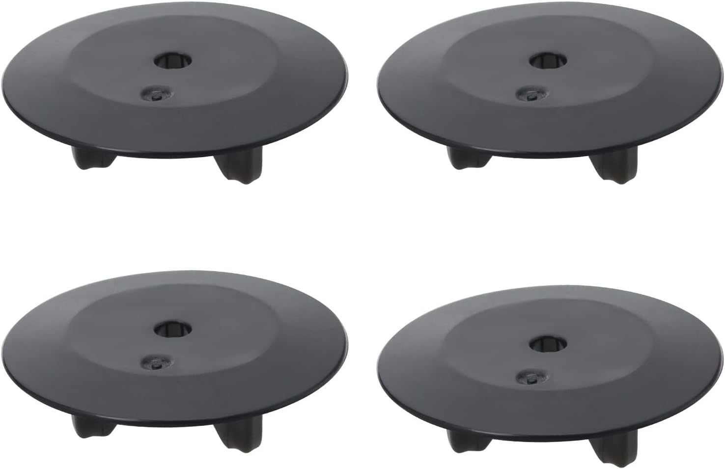 Lot De 4 Joints D'Étanchéité En Caoutchouc Pour Couvercle D'Évier Compatibles Avec Ikea Altant Domsjö Accessoires De Cuisine Noir 55 Mm