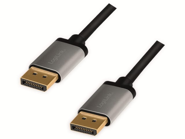 LOGILINK CDA0102 - DisplayPort 1.2 Kabel, 4K 60 Hz, 3,0 m