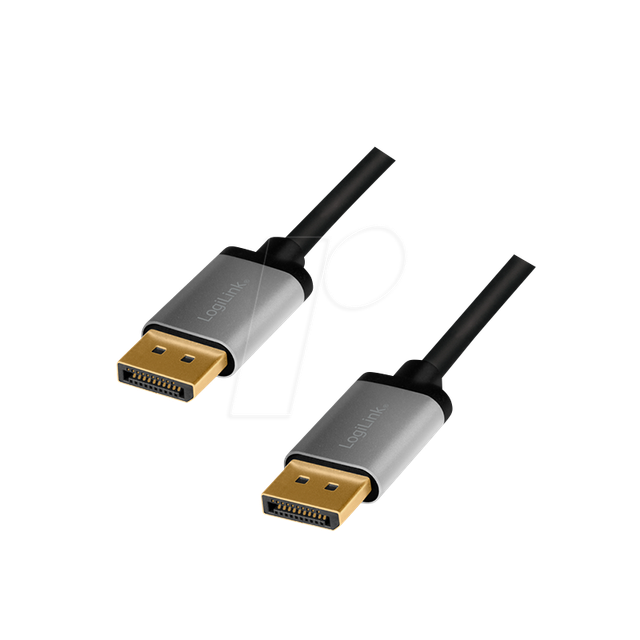 LOGILINK CDA0103 - DisplayPort 1.2 Kabel, 4K 60 Hz, 5,0 m