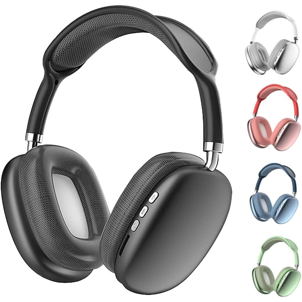 Leichter, Kabelloser On-ear-bluetooth-5.0-kopfhörer Mit Aktiver Geräuschunterdrückung Und Faltbarem Design, Ausgestattet Mit Gepolsterten Ohrmuscheln (schwarz)