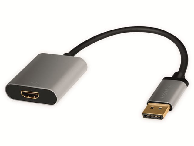 LOGILINK CDA0108 - DisplayPort Adapter, DP Stecker auf HDMI Buchse