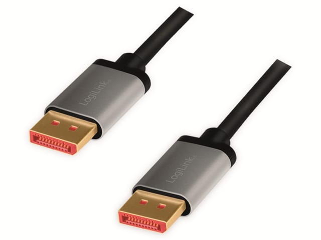 LOGILINK CDA0105 - DisplayPort 1.4 Kabel, 8K 60 Hz, 2,0 m