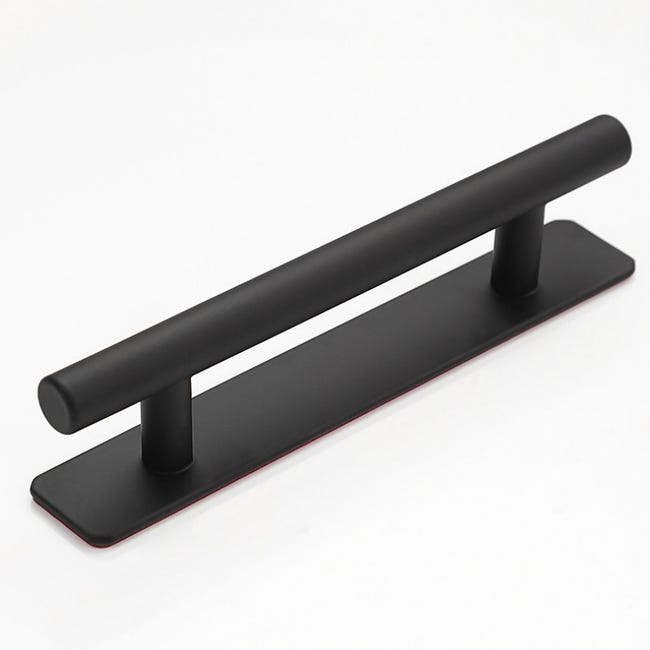 Pièces- Poignées De Porte Auto-adhésives, Poignées De Cuisine En Alliage D'Aluminium, Adaptées Aux Tiroirs Et Aux Placards (noir)