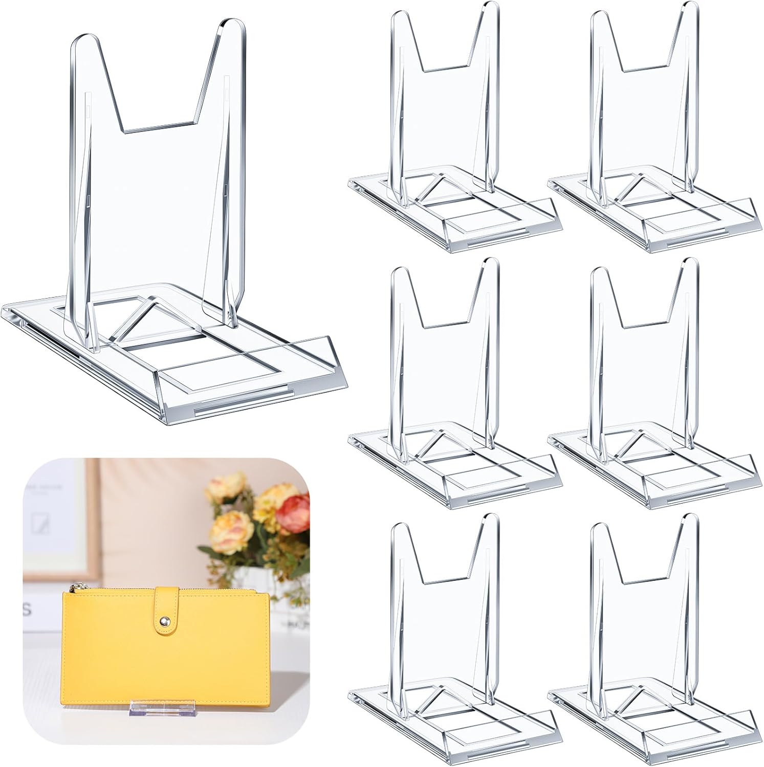 Paquetes De Soporte Ajustable Para Bolso, Soporte De Acrílico Transparente Para Cartera, Bolsos, Bolsa De Joyería, Organizador Para Fiestas, Bodas, Decoración Del Hogar, Cumpleaños
