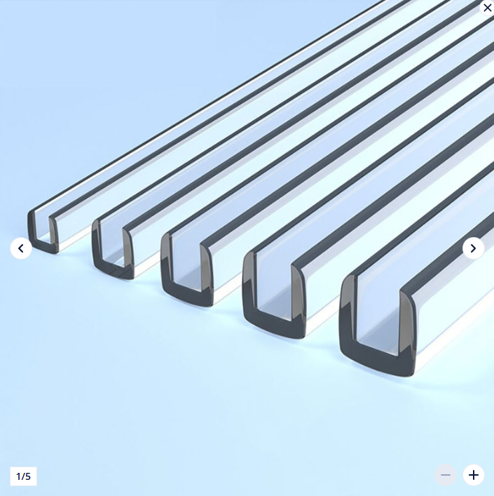 Transparentes Pvc-sicherheitsband, Flexibler U-förmiger Kantenschutz Für Kinder, 300 Cm Schutzstreifen (8-9 Mm Breite)