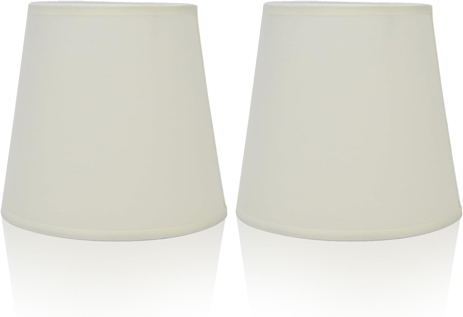 Petit Abat-jour, 2pcs Tonneau Tissu Abat-jour Suspension Abat-jour Lustre Moderne Mini Abat-jour Pour Lampe De Table Et Applique Murale(blanc)