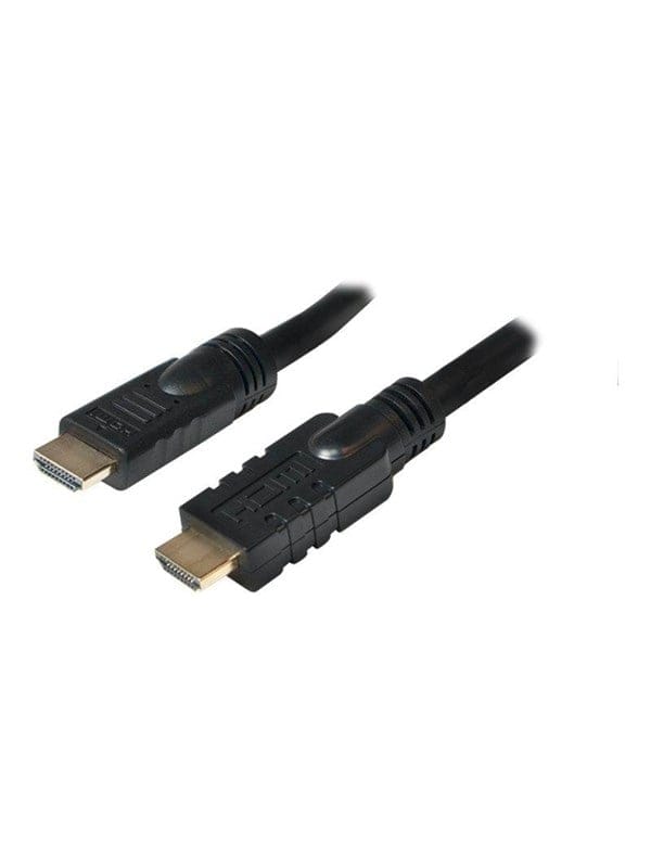 LOGILINK CHA0015 - HDMI A Stk. > HDMI A Stk., 4K@30 Hz, Verstärker, schwarz., 15,0