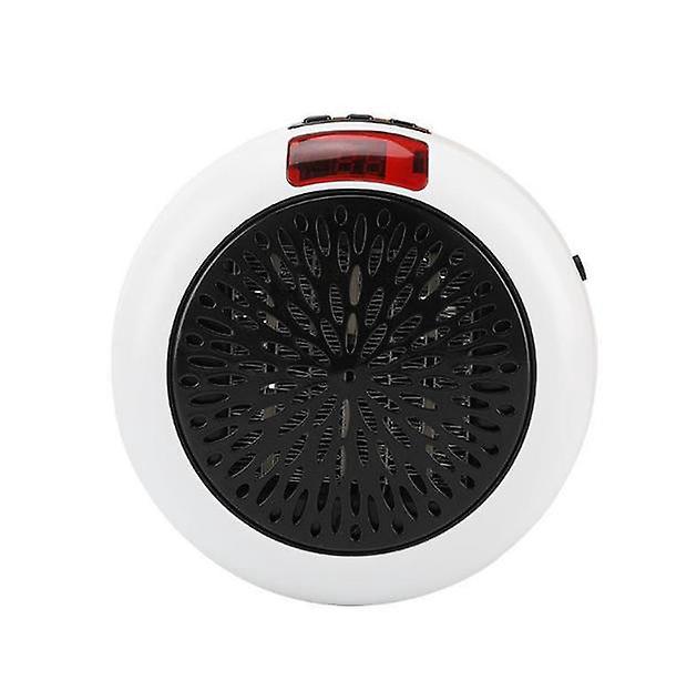 Mini Chauffage D'Appoint Électrique Portable Rond, Blanc, Pour La Maison, Idéal Pour La Chambre À Coucher.