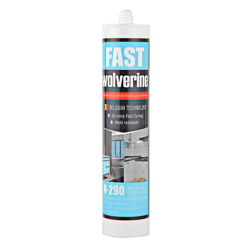 Mastic Silicone Anti-moisissures (290 Ml Blanc) De Qualité Sanitaire Supérieure, À Faible Odeur, Pour Salle De Bain Et Cuisine