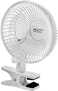 5-zoll-tischventilator Aus Weißem Kunststoff Mit Usb-anschluss, Zwei Geschwindigkeitsstufen, Usb-direktstromversorgung, Fester Clip
