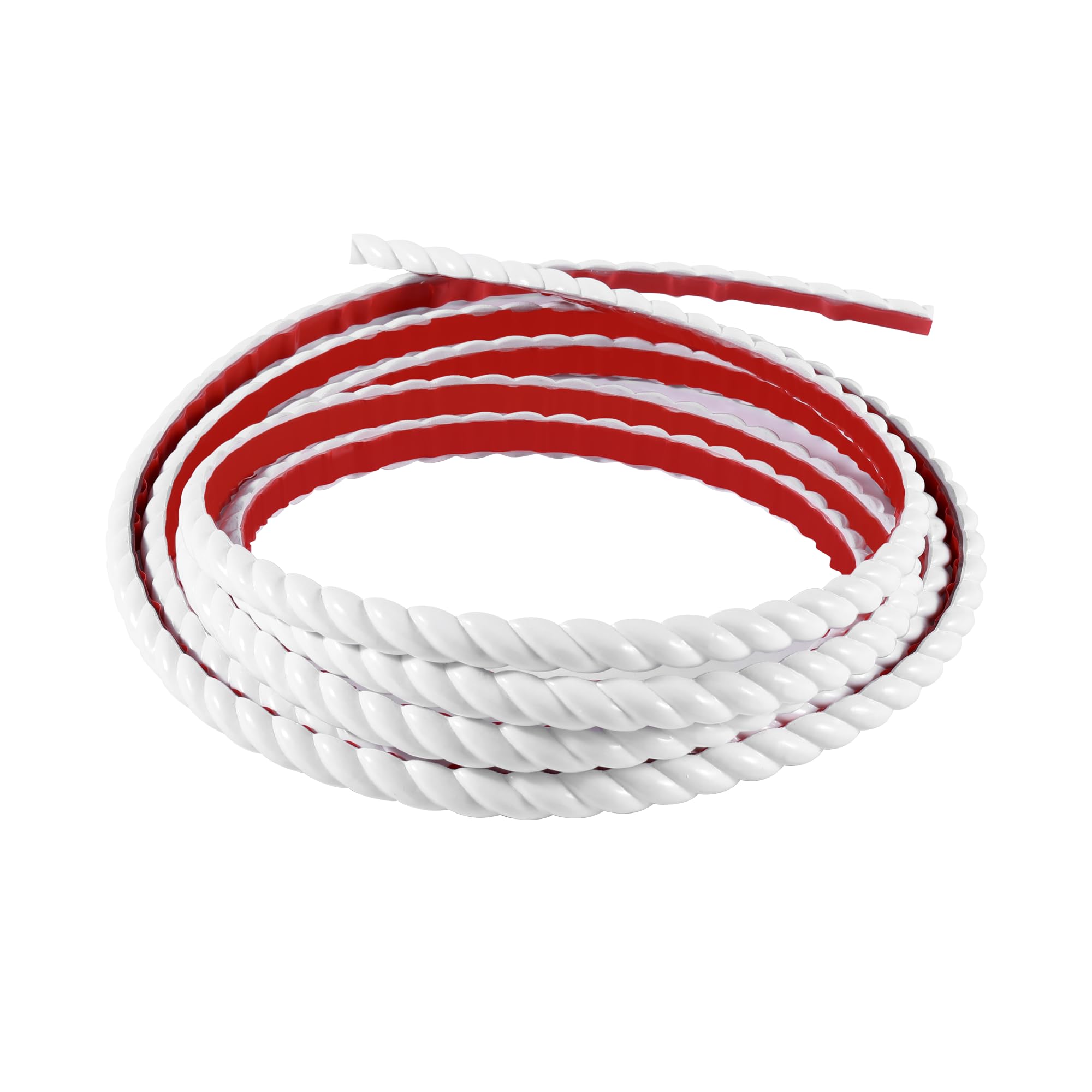 M Pvc-klebeband, Zierbordüre Für Tapeten Und Fliesen, Abschlussleiste Für Spiegelrahmen, Schränke, Möbel, Wände, Decken (15 Mm, Weiß)