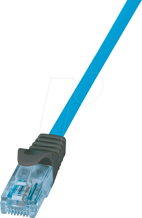 LOGILINK CPP010 - Patchkabel, Cat.6A, U/UTP, blau, 10 m