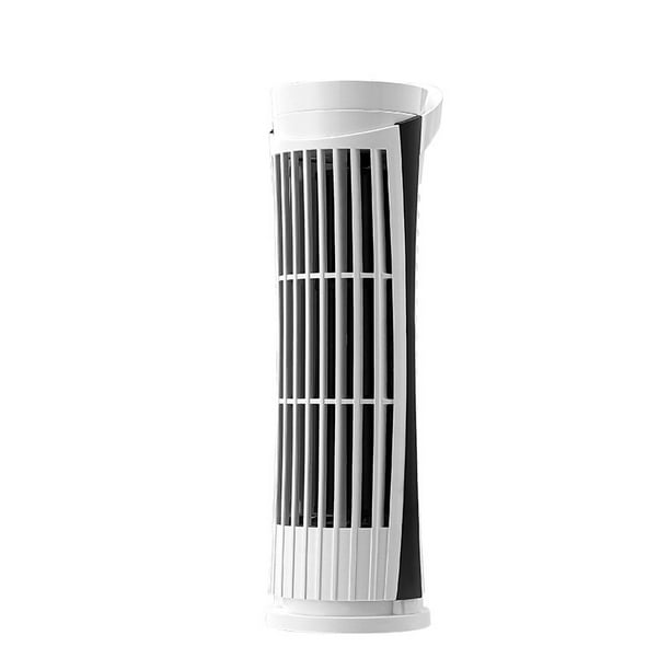 Leiser Tischventilator Fürs Schlafzimmer, Kompakter Weißer Turmventilator, Schnelle Kühlung Auf Dem Tisch