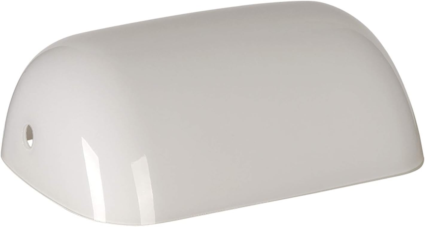 Ersatz-lampenschirm Aus Weißem Glas Für Schreibtischlampen, Kompatibel Mit Standlampen, Klarglas, Standardgröße, 1 Stück.