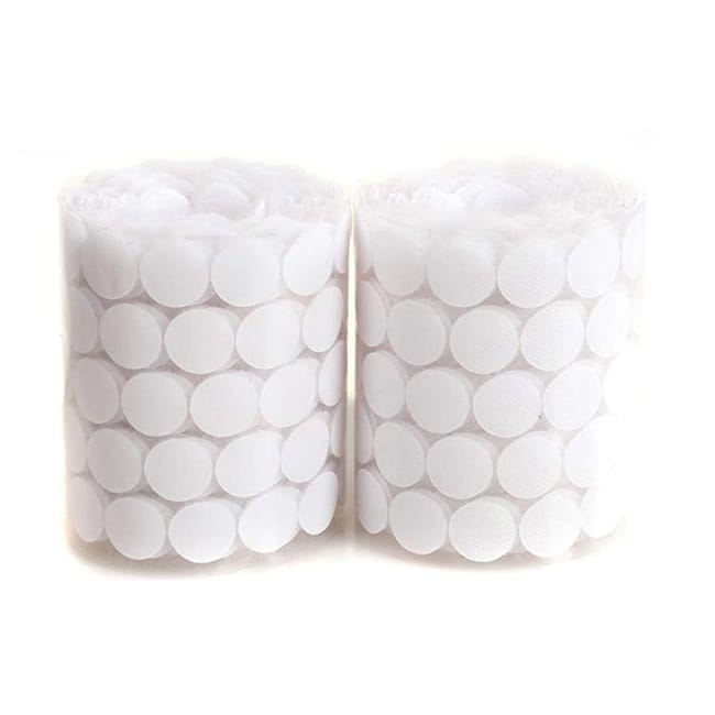Lot De 1 000 Pastilles Auto-adhésives Double Face De 20 Mm, Résistantes Et Imperméables, Avec Support Amovible (blanc). (sku Produit : 97135443 Sku Offre : Mkh25.8.20-2)