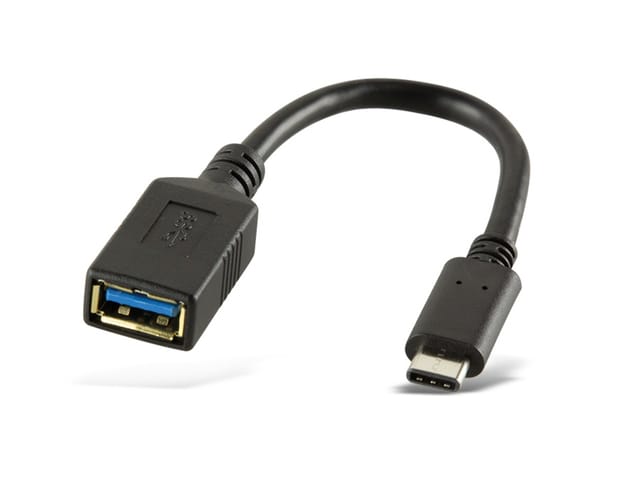 LOGILINK CU0098 - USB 5 Gb/s Kabel, C Stecker auf A Buchse, 0,15 m