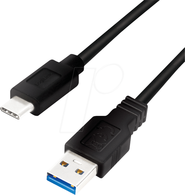 LOGILINK CU0171 - USB-A Stecker auf USB-C Stecker, 3m