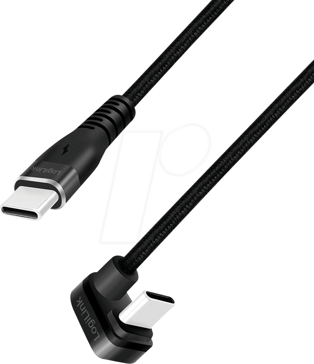 LOGILINK CU0194 - Sync- & Ladekabel, USB-C -> C, 180°, 3 m