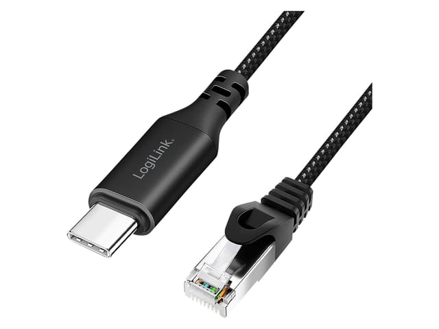 LOGILINK CU0414 - Netzwerkadapter, Kabel, USB 3.2 Typ-C, Gigabit Ethernet, 5 m