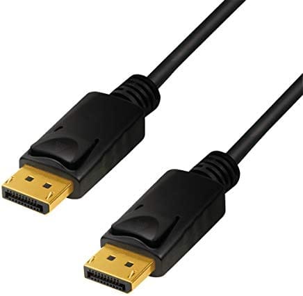 LOGILINK CV0120 - DisplayPort Kabel, DisplayPort 1.4 Stecker, 8K/60Hz, 2 m, schwar