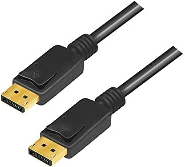 LOGILINK CV0139 - DisplayPort Kabel, DisplayPort 1.4 Stecker, 8K/60Hz, 5 m, schwar