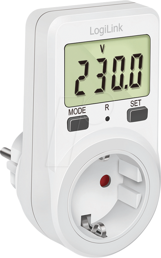 LOGILINK EM0002B - Energiekostenmessgerät, digital