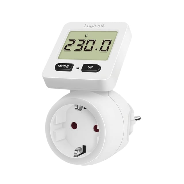 LOGILINK EM0004 - Energiekostenmessgerät, digital, Display 180° drehbar