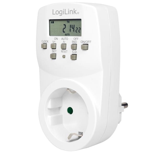 LOGILINK ET0007 - Zeitschaltuhr, digital, max 1800 W