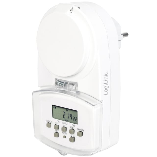 LOGILINK ET0008 - Zeitschaltuhr, digital, outdoor, max 1800 W