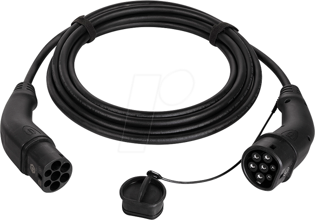 LOGILINK EVC0102 - Typ 2 Kabel, für E-Fahrzeuge, 22 kW, 7,5 m