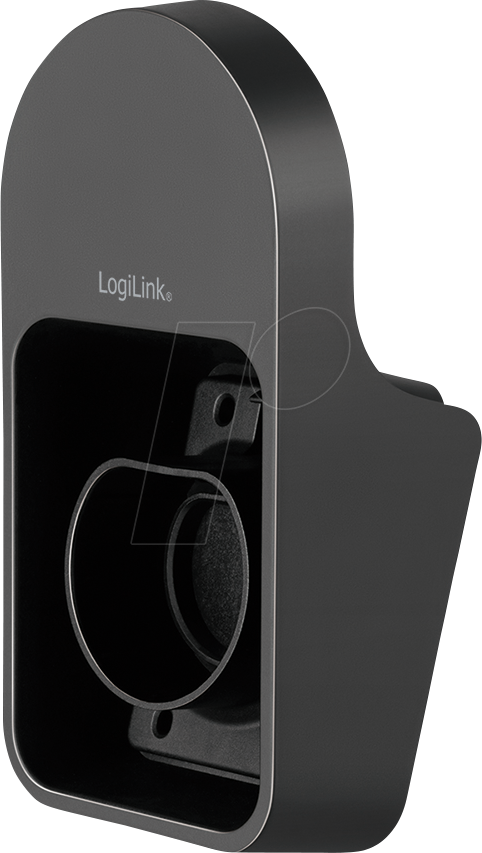 LOGILINK EVM0100 - Wandhalterung mit Kabelablage, Kunststoff, schwarz