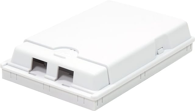 LOGILINK FB1001 - FTTH Anschlussdose 2-fach, Aufputz, weiß