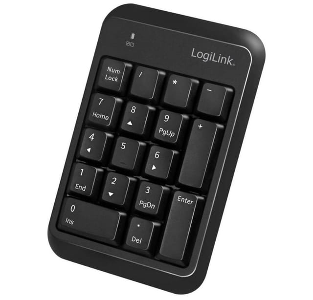 LOGILINK ID0201 - Nummerblock, Bluetooth, schwarz
