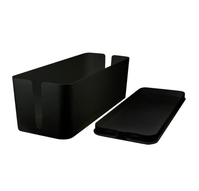 LOGILINK KAB0062 - Kabelbox, 407 x 157 x 133,5 mm, Schwarz