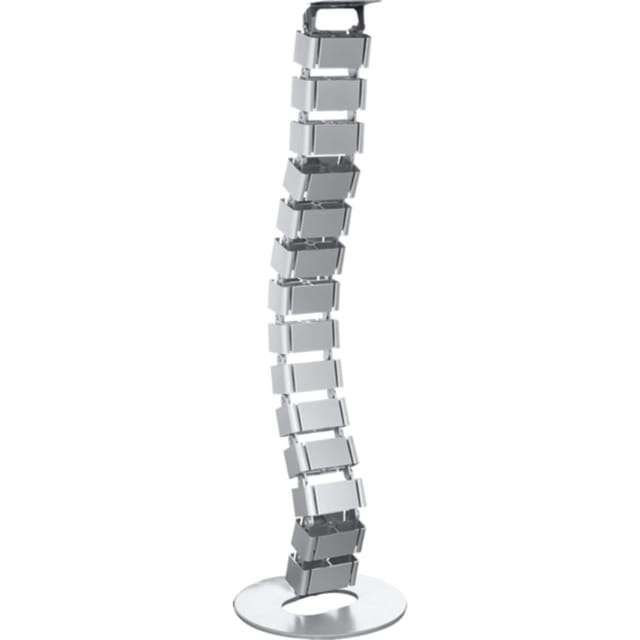 LOGILINK KAB0065 - Schreibtisch-Kabelführung, flexibel, 18 Gelenke, silber