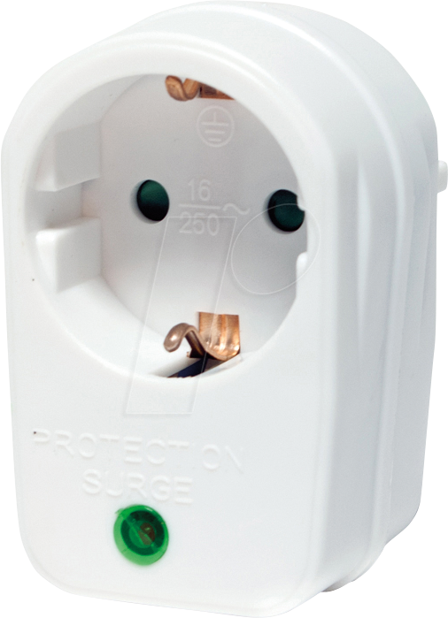 LOGILINK PA0078 - Steckdosenadapter mit Überspannungsschutz