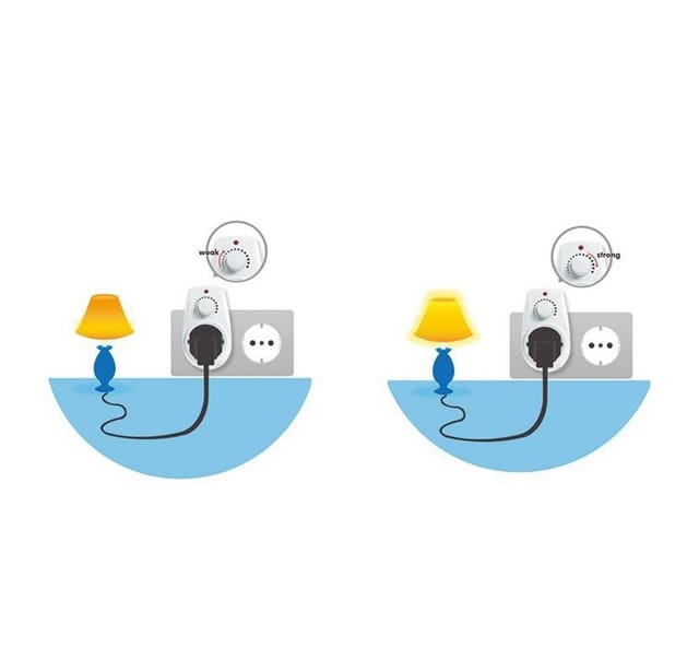 LOGILINK PA0151 - Steckdosenadapter mit Dimmer