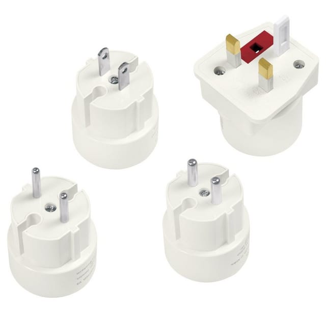 LOGILINK PA0186 - Reise-Stecker-Adapter Set, 4 Stück