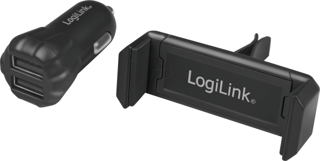LOGILINK PA0203 - USB-Ladegerät, 5 V, 2 A, mit Halterung