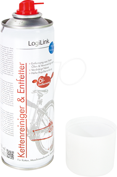 LOGILINK RP0020 - Kettenreiniger & Entfetter, 300 ml