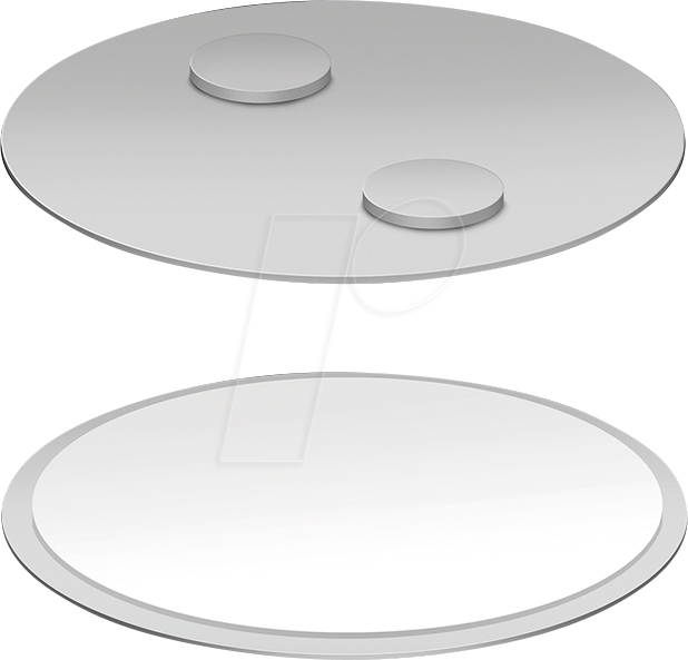 LOGILINK SC0017 - Magnetisches Befestigungs-Set für Rauchmelder