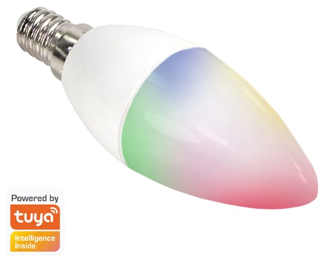 LOGILINK SH0119 - Wi-Fi Smart LED-Leuchte, 4,2 W, 330 lm, Tuya kompatibel, weiß