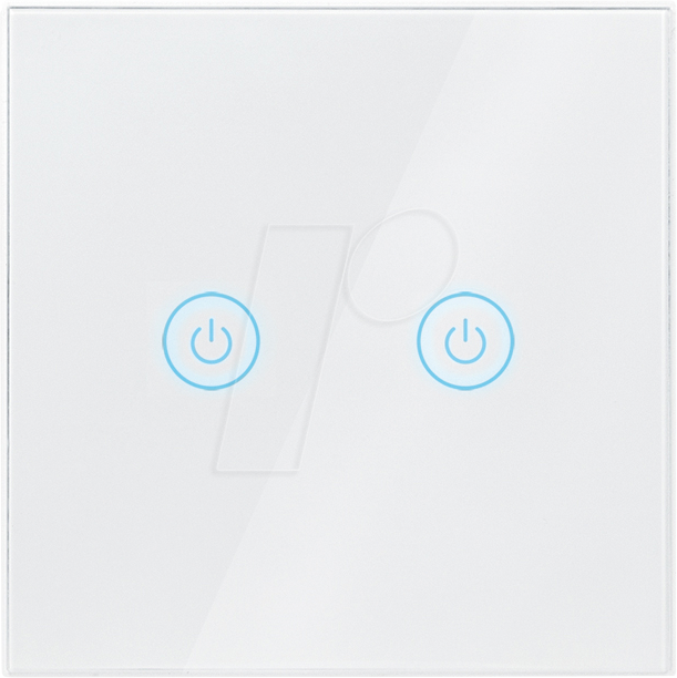LOGILINK SH0125 - WLAN Wandschalter, 2-fach, TUYA