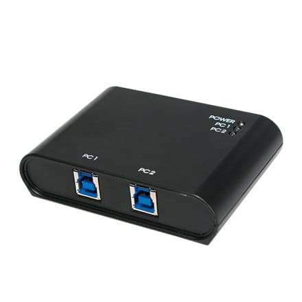 LOGILINK UA0216 - USB 3.0 Switch 2 Port, USB-A Buchse auf 2x USB-B Buchse